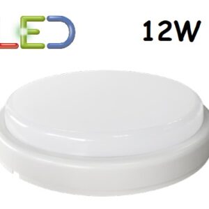 Plafoniera LED Rotonda 12w IP65 Luce Natura 900 Lumen